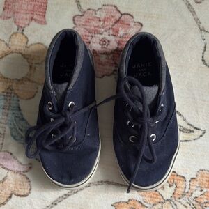 Janie and Jack Blue Sneakers Timeless Canvas Design